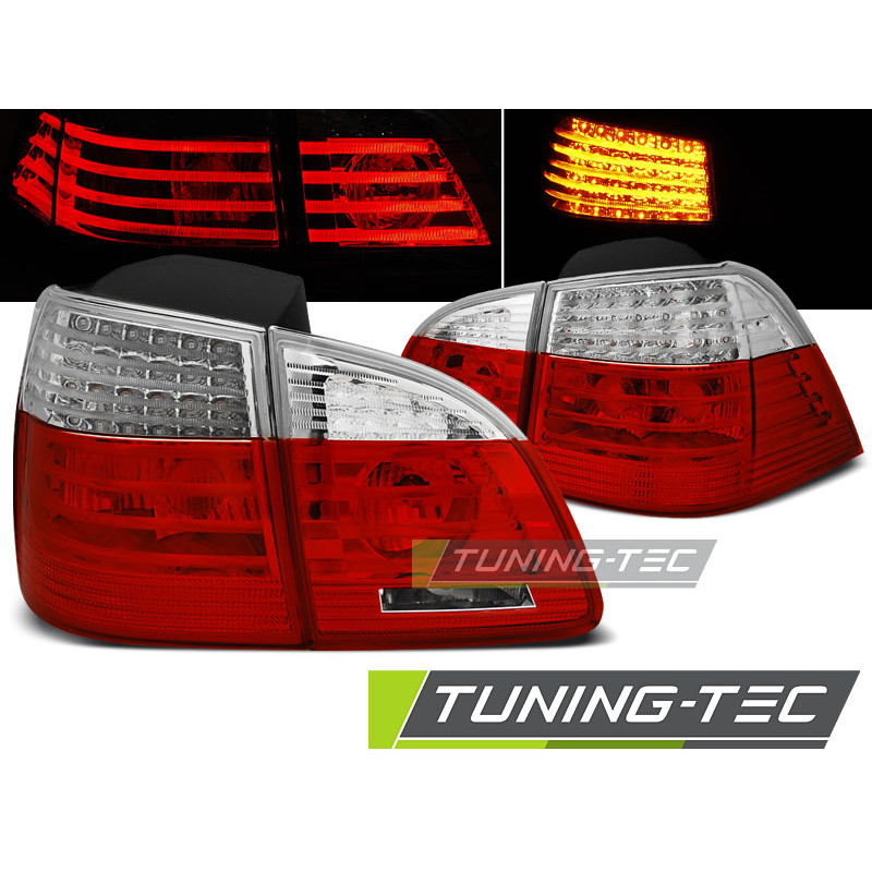 Fanali Posteriori LED Rosso/bianco per BMW Serie 5 E61 2004-2007 (Cod. TT-LDBME0)