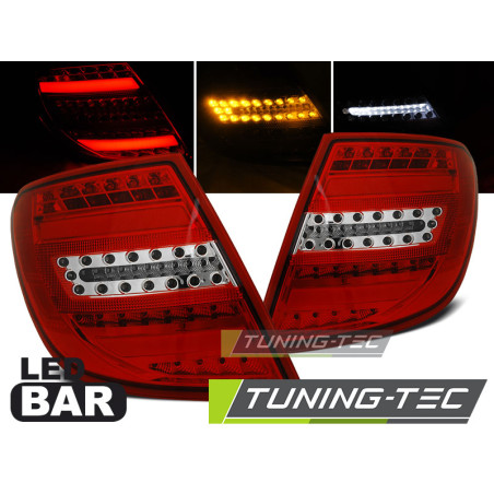 Fanali Posteriori LED per Mercedes-Benz Classe C W204 2007-2010 (Cod. TT-LDME83)