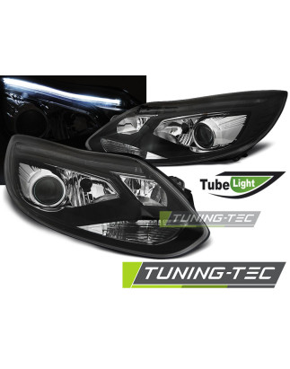 Fanali Posteriori Nero per Ford Focus Mk3 Lights 2011-10/2014 (Cod. TT-LPFO66)