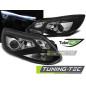 Fanali Posteriori Nero per Ford Focus Mk3 Lights 2011-10/2014 (Cod. TT-LPFO66)