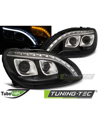 Fari Anteriori Nero per Mercedes-Benz W220 S-klasa 09/1998-05/2005 (Cod. TT-LPME97)