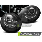 Fari Anteriori Luci Diurne Nero per Volkswagen New Beetle 10/1998-05/2005 (Cod. TT-LPVWL7)