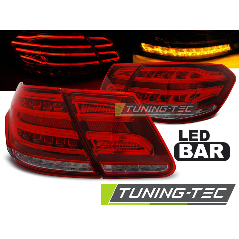 Fanali Posteriori LED Rosso Fumé per Mercedes-Benz W212 Classe E With Bulb P21 2009-2013 (Cod. TT-L
