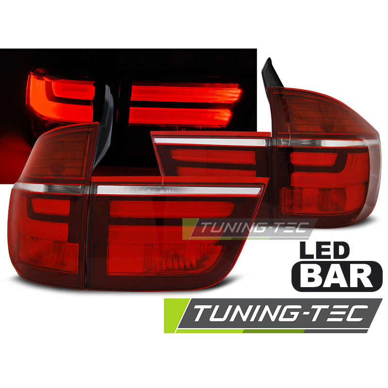 Fanali Posteriori LED Rosso/bianco per BMW X5 E70 2007-2010 (Cod. TT-LDBME2)