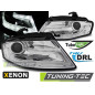 Fari Anteriori Luci Diurne DRL Cromato per Audi A4 B8 04/2008-2011 (Cod. TT-LPAUD1)