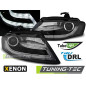 Fari Anteriori Luci Diurne DRL Nero per Audi A4 B8 04/2008-2011 (Cod. TT-LPAUD2)