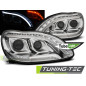 Fari Anteriori Cromato per Mercedes-Benz W220 S-klasa 09/1998-05/2005 (Cod. TT-LPME96)