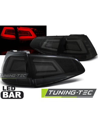 Fanali Posteriori LED Nero per Volkswagen Golf 7 2013-2017 (Cod. TT-LDVW03)