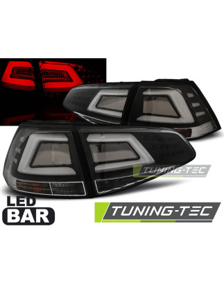 Fanali Posteriori LED Nero per Volkswagen Golf 7 2013-2017 (Cod. TT-LDVW04)