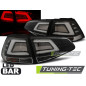 Fanali Posteriori LED Nero per Volkswagen Golf 7 2013-2017 (Cod. TT-LDVW04)