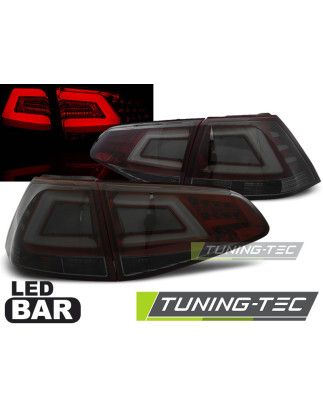 Fanali Posteriori LED Rosso Fumé per Volkswagen Golf 7 2013-2017 (Cod. TT-LDVW07)