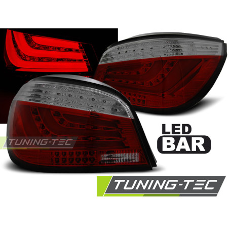 Fanali Posteriori LED Rosso Fumé per BMW Serie 5 E60 07/2003-02/2007 (Cod. TT-LDBMC4)