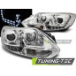Fari Anteriori con Luci Diurne Luci Diurne Cromato per Ford Focus Mk3 2011-10/2014 (Cod. TT-LPFO60)