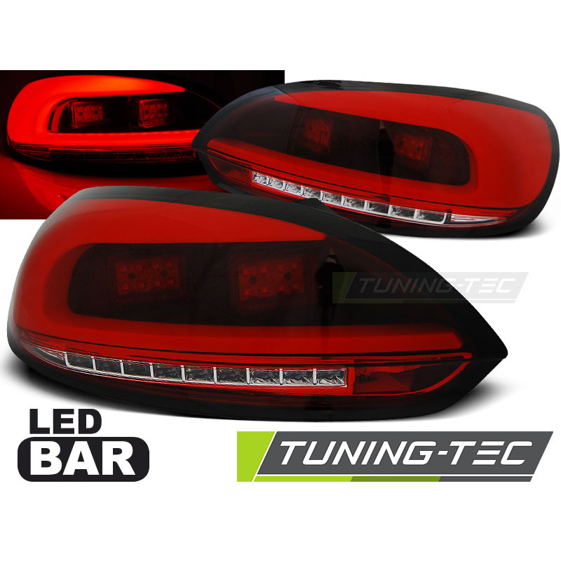 Fanali Posteriori LED per Volkswagen Scirocco Iii 2008-04/2014 (Cod. TT-LDVWC1)