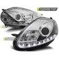 Fari Anteriori con Luci Diurne Luci Diurne Cromato per Fiat Grande Punto 2008-2009 (Cod. TT-LPFI25)