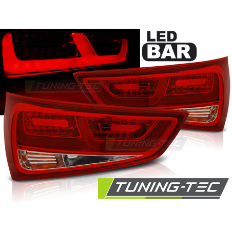 Fanali Posteriori LED Rosso/bianco per Audi A1 2010-12/2014 (Cod. TT-LDAUC8)