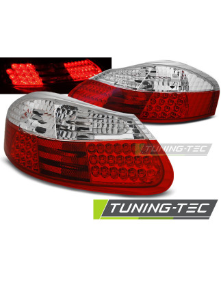 Fanali Posteriori LED Rosso/bianco per Porsche Boxster 1996-2004 (Cod. TT-LDPO05)