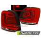 Fanali Posteriori LED Rosso/bianco per Volkswagen Polo 2009-2014 (Cod. TT-LDVWB2)