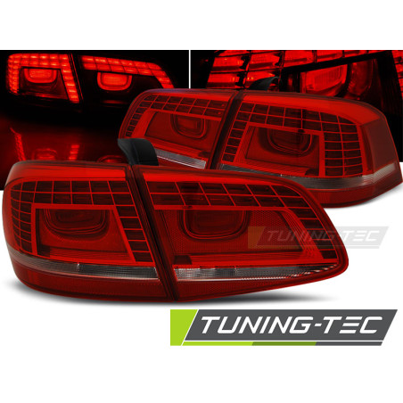 Fanali Posteriori LED Rosso/bianco per Volkswagen Passat B7 10/2010-10/2014 (Cod. TT-LDVWD5)