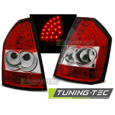 Fanali Posteriori LED Rosso/bianco per Chrysler 300C/300 2008-2010 (Cod. TT-LDCH11)