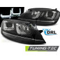 Fari Anteriori LED Nero per Volkswagen Golf 7 11/2012-2017 (Cod. TT-LPVWM3)