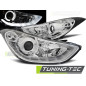 Fari Anteriori con Luci Diurne Luci Diurne LED Cromato per Hyundai Elantra 11/2010-2015 (Cod. TT-LPH