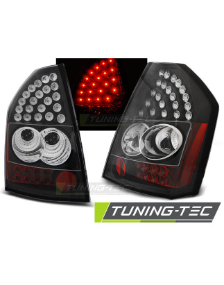 Fanali Posteriori LED Nero per Chrysler 300C/300 2008-2010 (Cod. TT-LDCH12)