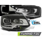 Fari Anteriori Luci Diurne DRL Nero per Volkswagen T5 2010-2015 (Cod. TT-LPVWM4)