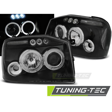 Fanali Posteriori Nero per Nissan Frontier Us Version 2001-2004 (Cod. TT-LPNI02)