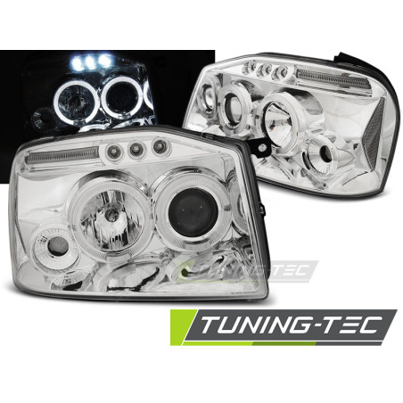 Fanali Posteriori Cromato per Nissan Frontier Us Version 2001-2004 (Cod. TT-LPNI01)