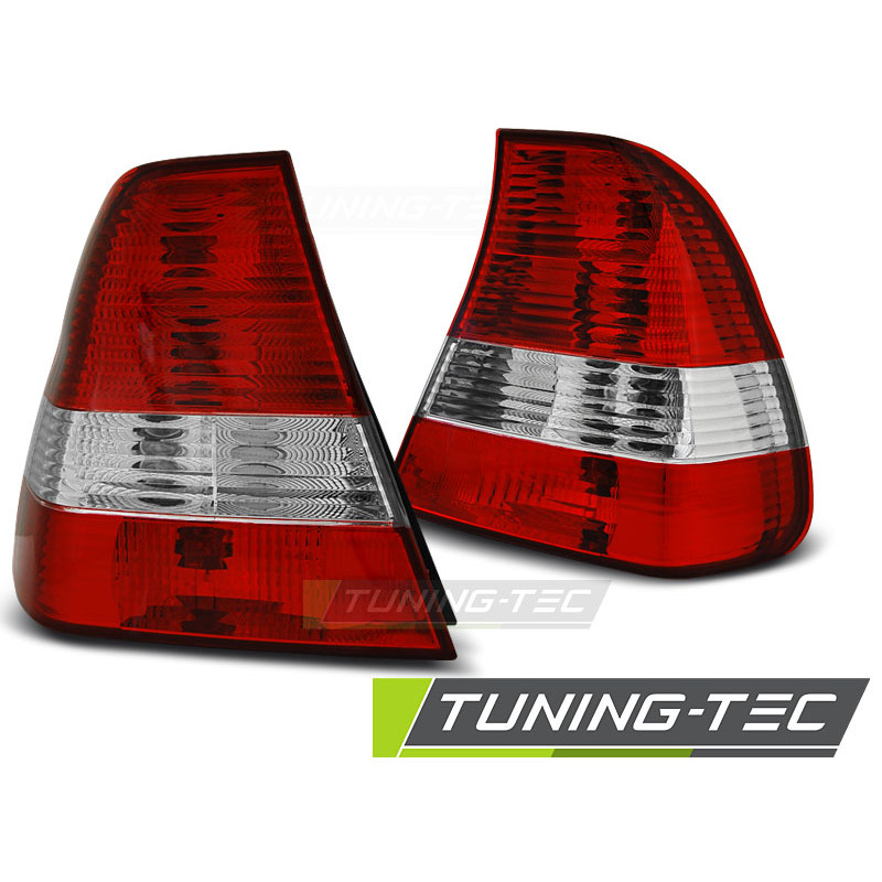 Fanali Posteriori Rosso/bianco per BMW E46 Compact 06/2001-12/2004 (Cod. TT-LTBM32)