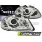 Fari Anteriori Luci Diurne Cromato per Seat Ibiza 6L 04/2002-2008 (Cod. TT-LPSE27)