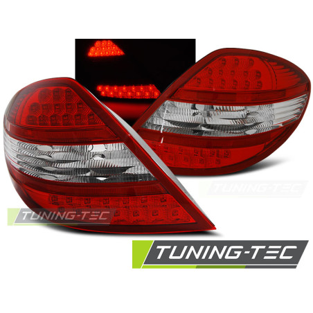Fanali Posteriori LED Rosso/bianco per Mercedes-Benz R171 Slk 2004-2011 (Cod. TT-LDME56)