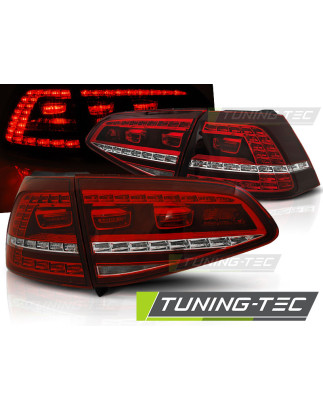 Fanali Posteriori LED Rosso/bianco per Volkswagen Golf 7 2013-2017 (Cod. TT-LDVWE8)