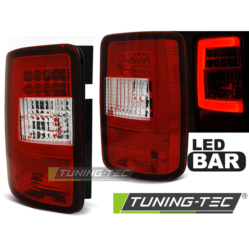 Fanali Posteriori LED per Volkswagen Caddy 2003-03/2014 (Cod. TT-LDVWF6)
