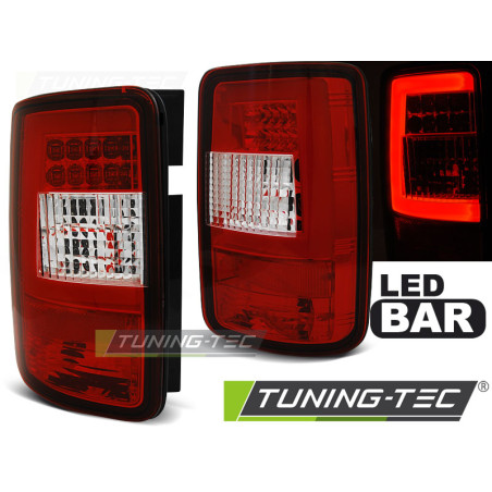 Fanali Posteriori LED per Volkswagen Caddy 2003-03/2014 (Cod. TT-LDVWF6)