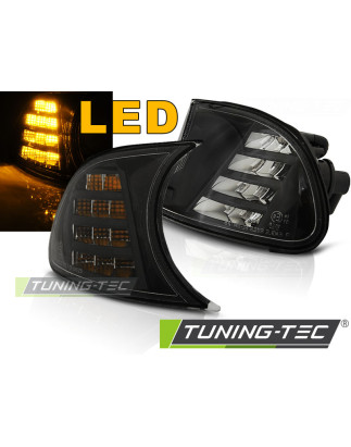 Indicatori Anteriori LED Nero per BMW E46 C/c 04/1999-08/2001 (Cod. TT-KPBM53)