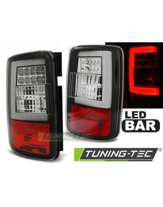 Fanali Posteriori LED Nero per Volkswagen Caddy 2003-03/2014 (Cod. TT-LDVWF9)