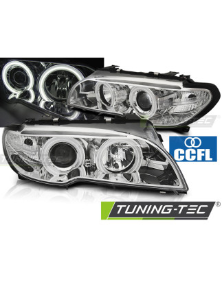 Fari Anteriori Angel Eyes per BMW E46 04/2003-2006 (Cod. TT-LPBMH2)