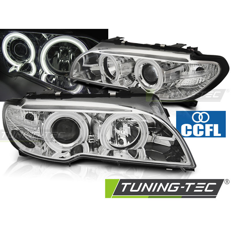 Fari Anteriori Angel Eyes per BMW E46 04/2003-2006 (Cod. TT-LPBMH2)