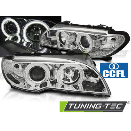 Fari Anteriori Angel Eyes per BMW E46 04/2003-2006 (Cod. TT-LPBMH2)