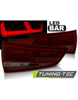 Fanali Posteriori LED Rosso Fumé per Audi A1 2010-12/2014 (Cod. TT-LDAUC9)