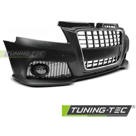 Paraurti Anteriore Cromato Nero per Audi A3 2008-2012 (Cod. TT-ZPAU13)