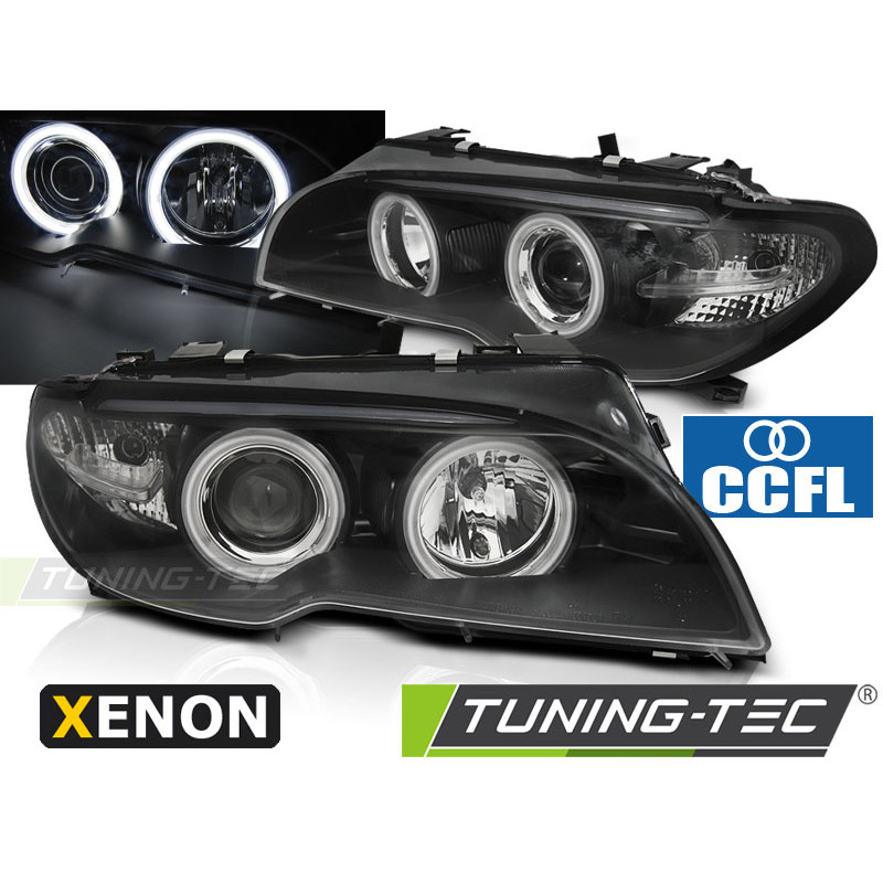 Fari Anteriori Angel Eyes per BMW E46 04/2003-2006 (Cod. TT-LPBMH5)