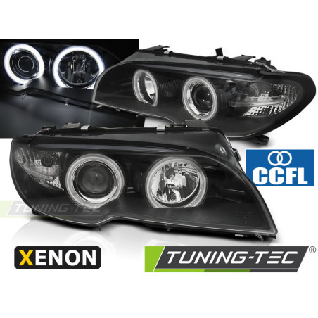 Fari Anteriori Angel Eyes per BMW E46 04/2003-2006 (Cod. TT-LPBMH5)