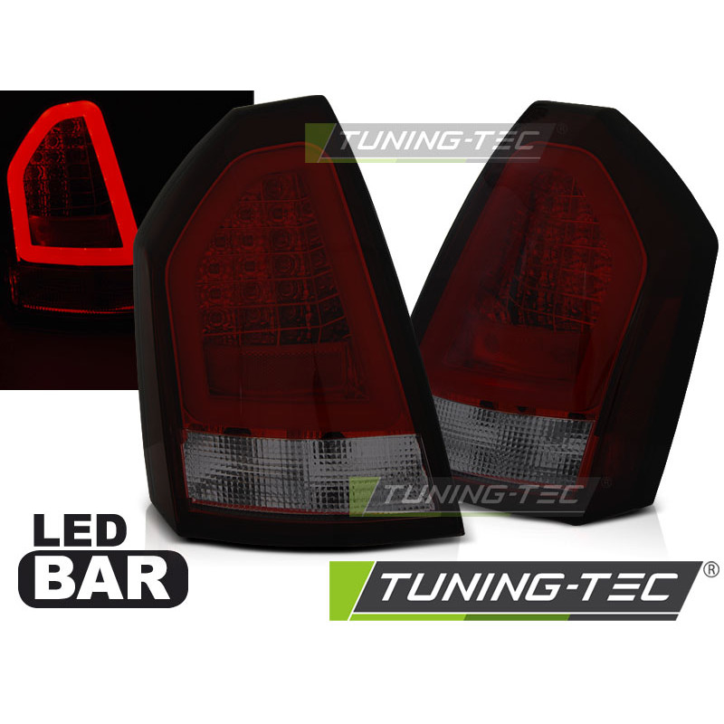Fanali Posteriori LED Rosso Fumé per Chrysler 300C 2005-2008 (Cod. TT-LDCH17) Fanali Posteriori LED Rosso Fumé per Chrysler 300C 2005-2008 (Cod. TT-LDCH17)