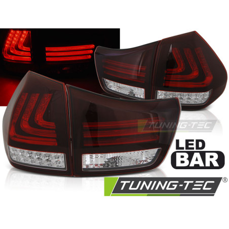 Fanali Posteriori LED Nero Rosso/bianco per Lexus Rx 330/350 2003-2008 (Cod. TT-LDLE02)