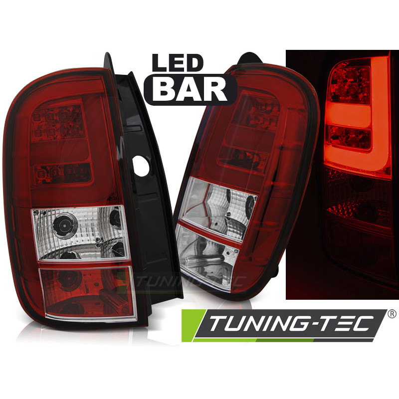 Fanali Posteriori LED Rosso/bianco per Dacia Duster Dal 04/2010 (Cod. TT-LDDA02)