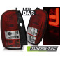 Fanali Posteriori LED Rosso/bianco per Dacia Duster Dal 04/2010 (Cod. TT-LDDA02)