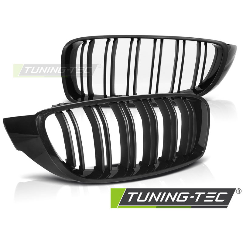 Griglia Frontale Nero Lucido Nero per BMW Serie 4 F32 F33 F36 Dal 2013 (Cod. TT-GRBM89)